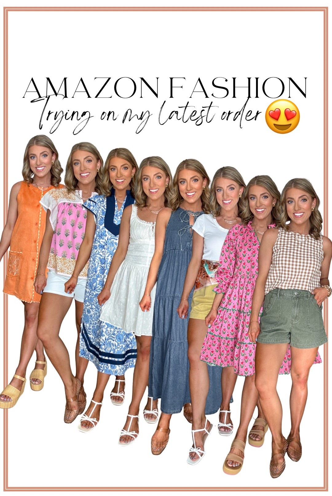 Spring and summer Amazon fashion try-on is here and this may be one of my favorite orders yet 😍

So many affordable Amazon finds that look way more expensive — pretty dresses, easy everyday outfits, vacation-ready pieces, and elevated basics you can mix and match all season long. ✨

From breezy midi dresses to cute matching sets and effortless staples, these pieces are perfect for vacation outfits, brunch dates, summer events, and everyday mom style.

I love finding Amazon fashion that gives boutique vibes without the boutique prices, and this order is full of those kinds of pieces. Everything runs true to size and so many of these are the kind of pieces you’ll reach for on repeat.

Think easy throw-on dresses, colorful statement pieces, elevated casual looks, and versatile staples that work all season long ☀️ Which look is your favorite?

#AmazonFashion #AmazonFashionFinds #AmazonStyle #AmazonFinds #SpringFashion #SummerFashion #AffordableFashion #VacationOutfits #MidiDressStyle #EverydayStyle #MomStyle #CasualChic #AffordableStyle #AmazonTryOn #FashionFinds #SummerOutfits #ResortWear #OOTD #StyleInspo #AmazonHaul

#LTKPetite #LTKootd