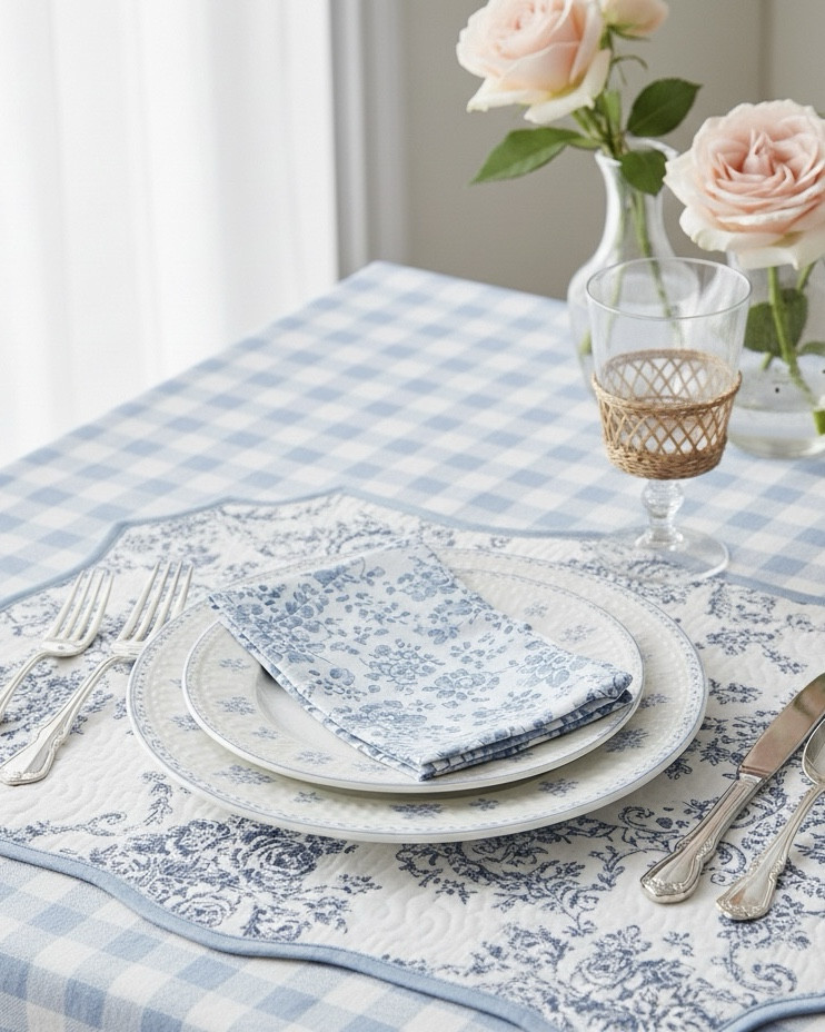 Blue cottage style placemats that bring softness and charm to your dining space.

All images are for inspiration. Some links are the exact same products, others are very similar pieces that recreate this same blue aesthetic and classic mood.

Perfect if you love a timeless, cozy tablescape without overcomplicating your space. Save for later 💙

#LTKSeasonal #LTKvlog #LTKHome