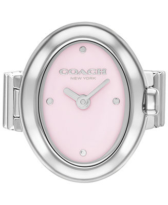 Women's Sammy Silver Tone Stainless Steel Ring Watch, 18mm | Macy's