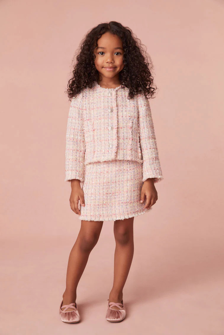 Girls Roelle Tweed Skirt | LoveShackFancy