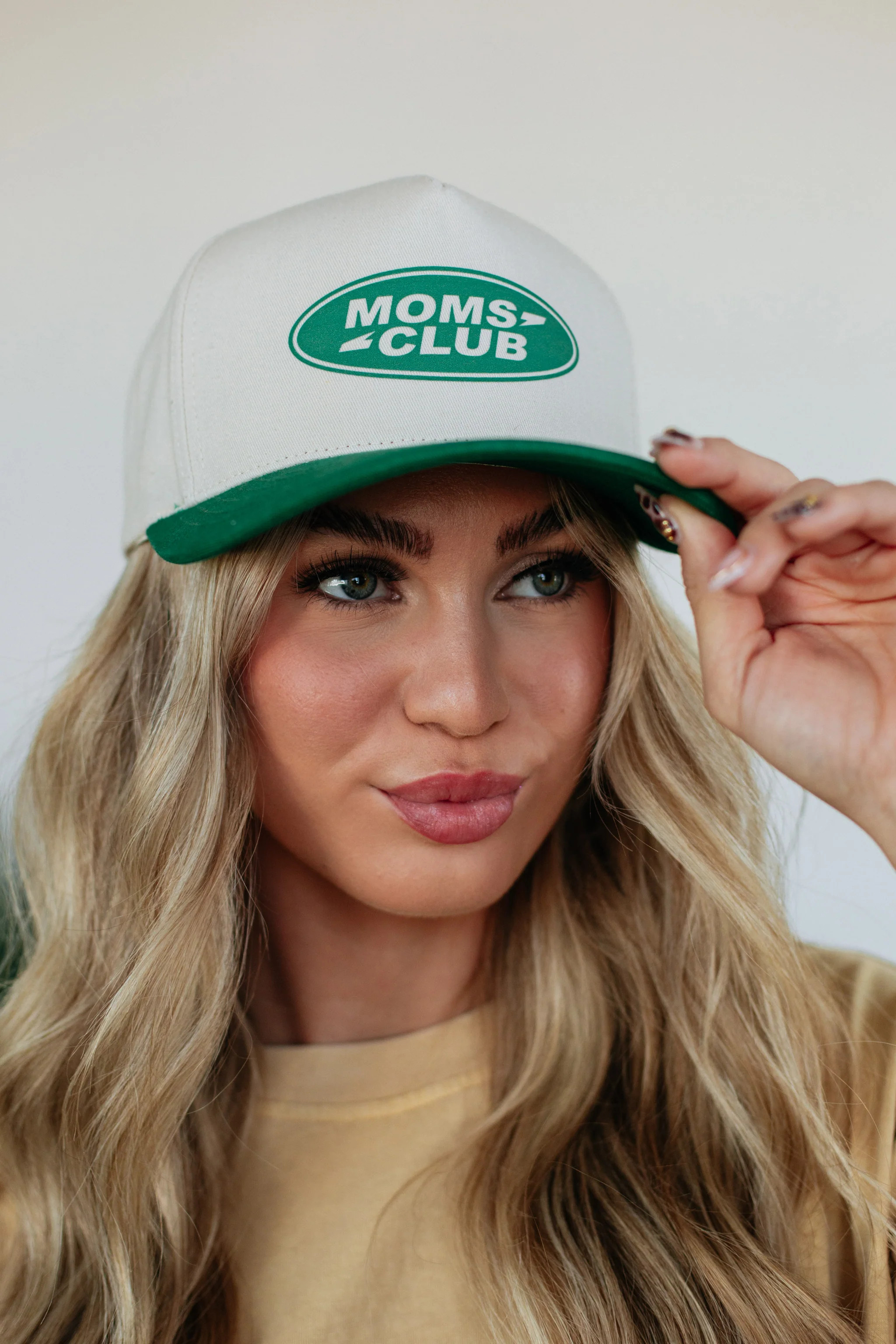 Mom's Club Colorblock Hat | Wild Oak Boutique