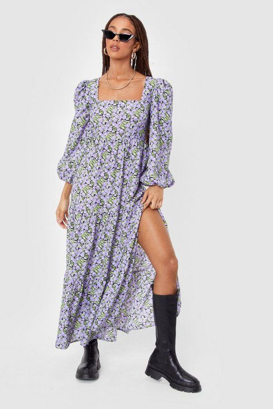 Leaf Me Out of It Floral Maxi Dress | NastyGal (US & CA)