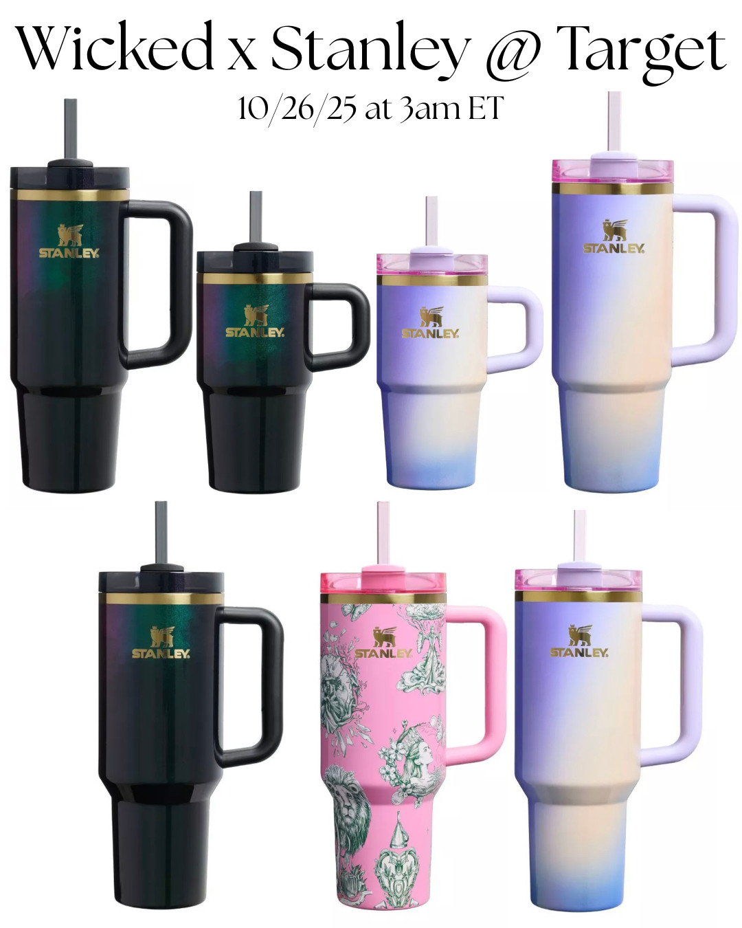 Wicked x Stanely @ Target. Coming 10/26/25 at 3am ET.  

 #LTKSeasonal #LTKFindsUnder100