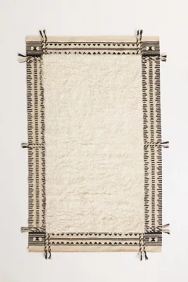 Flatwoven Olia Shag Rug | Anthropologie (US)