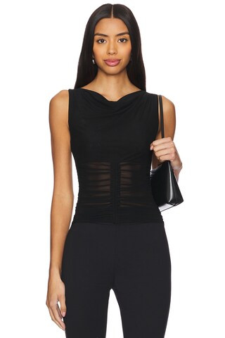 Bec + Bridge Pia Gathered Top in Black from Revolve.com | Revolve Clothing (Global)