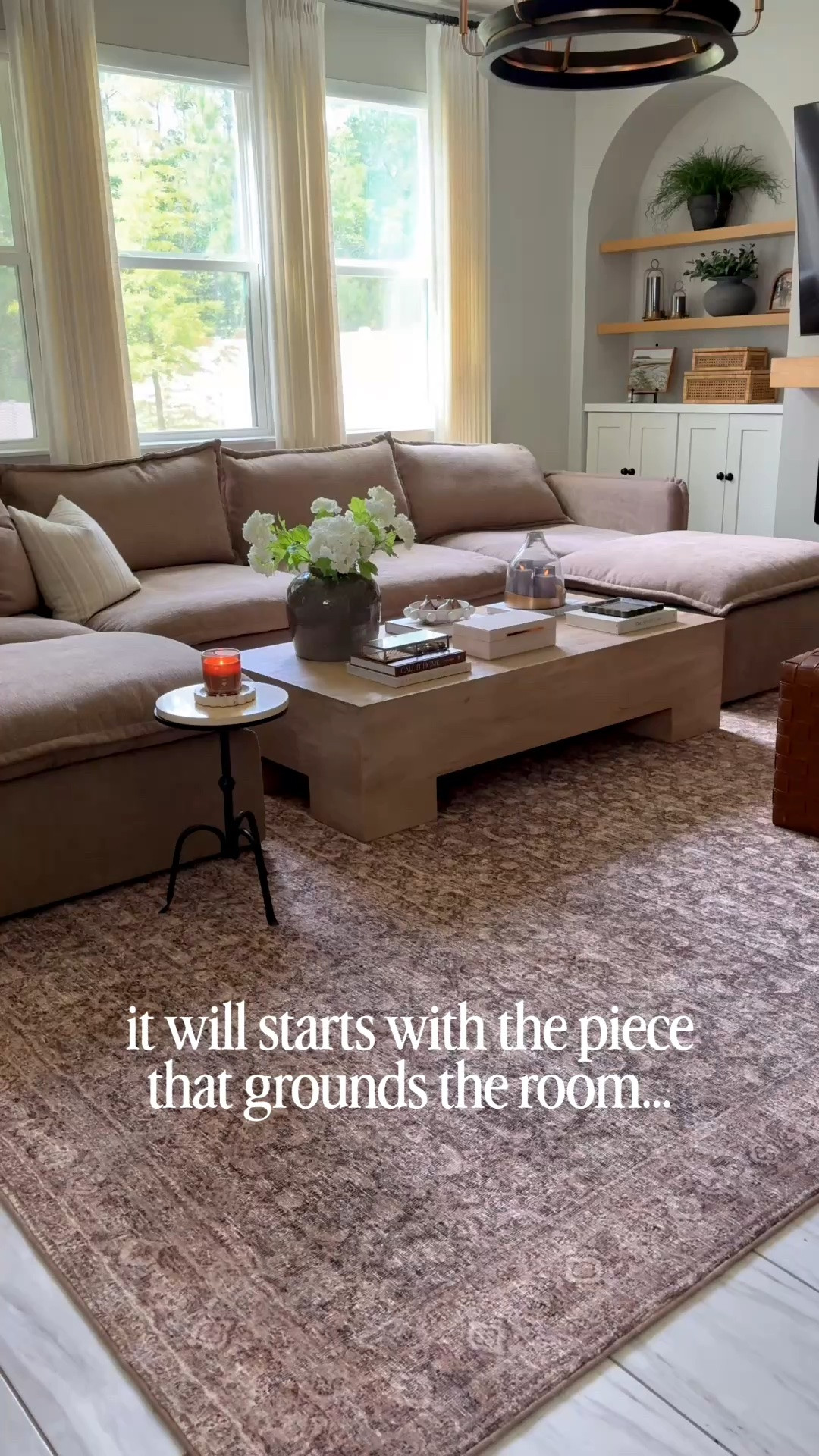 Stunning new rug from @Joon Loloi 😍
I LOVE the neutral tones, vintage inspired pattern and the super soft cloudpile construction 👌🏽 

Joon Loloi rug, living room rug, bedroom rug, vintage inspired rugs, cloudpile rug, soft rugs

#LTKHome