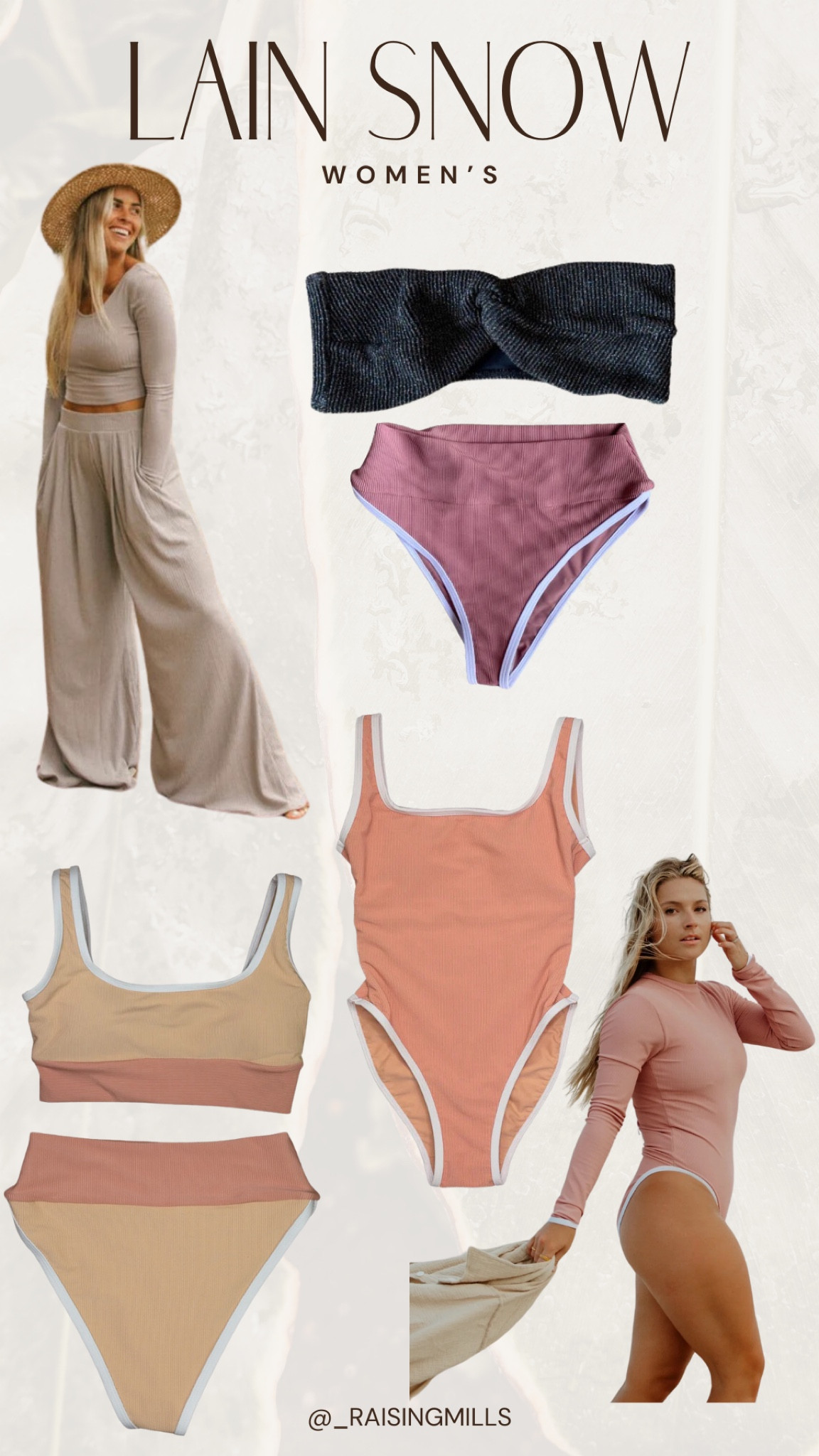 Lain Snow: Women’s
.
.
.


#LTKStyleTip #LTKTravel #LTKSwim