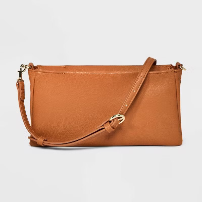 Double Gusset Crossbody Bag - Universal Thread™ Brown | Target
