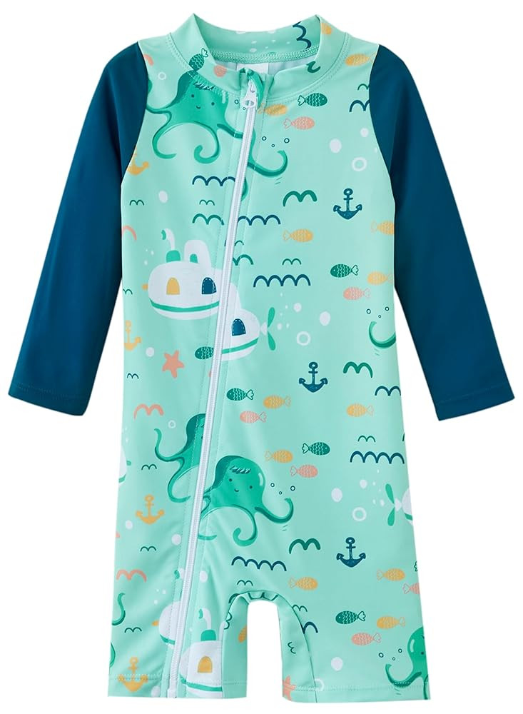 UMELOK Baby Boy Swimsuit UPF 50+ Sun Protection Rash Guard Swimwear | Amazon (US)