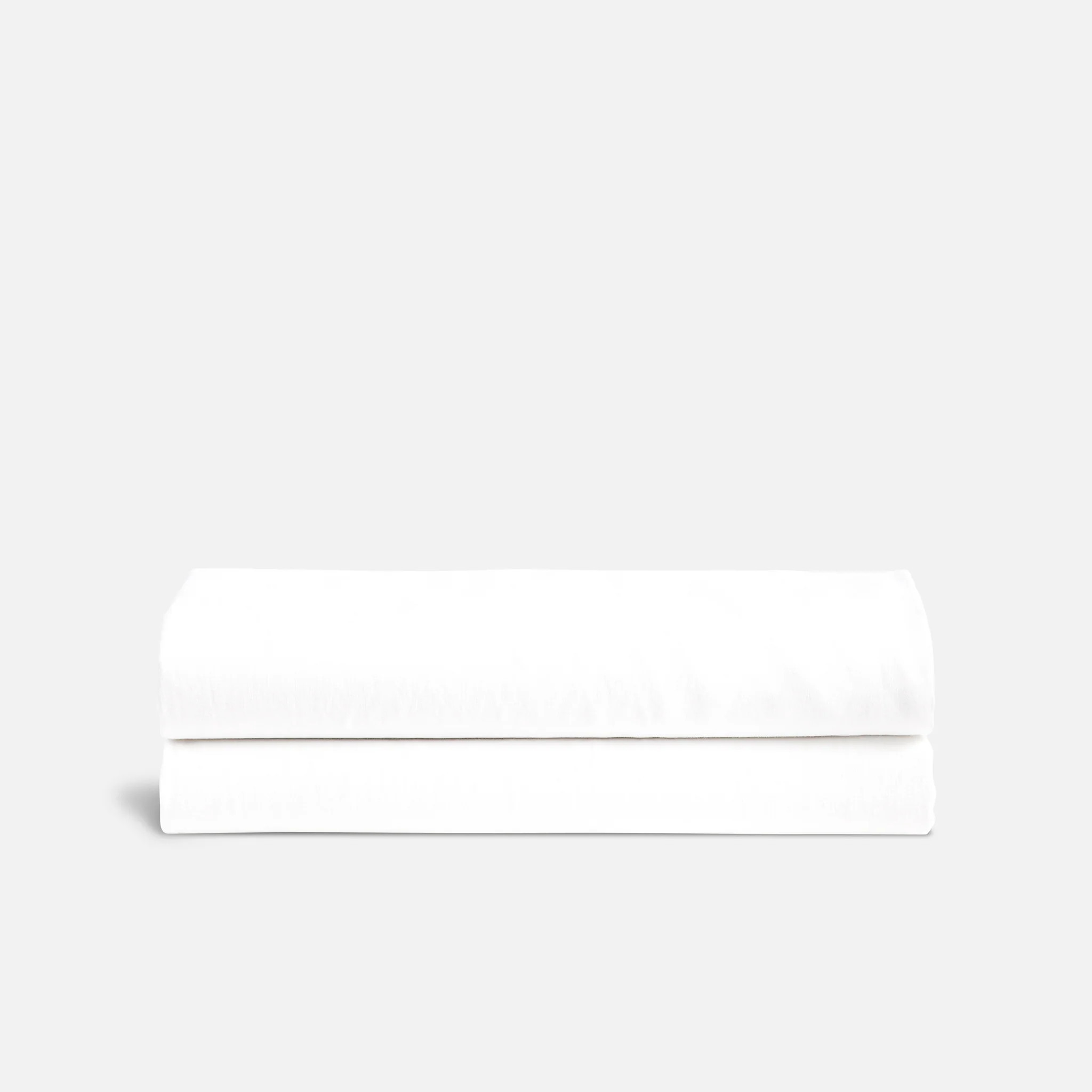 Brooklinen Washed European Linen Fitted Sheet size Cali King in White | Brooklinen