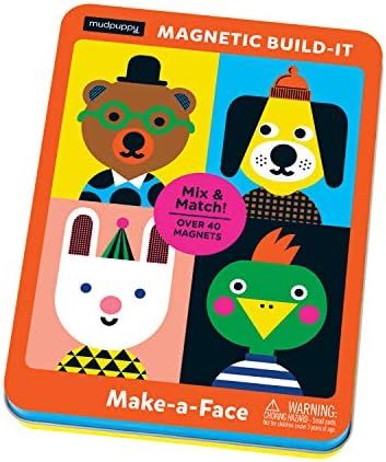 Mudpuppy Make-a-Face Magnetic Build-It | Amazon (US)