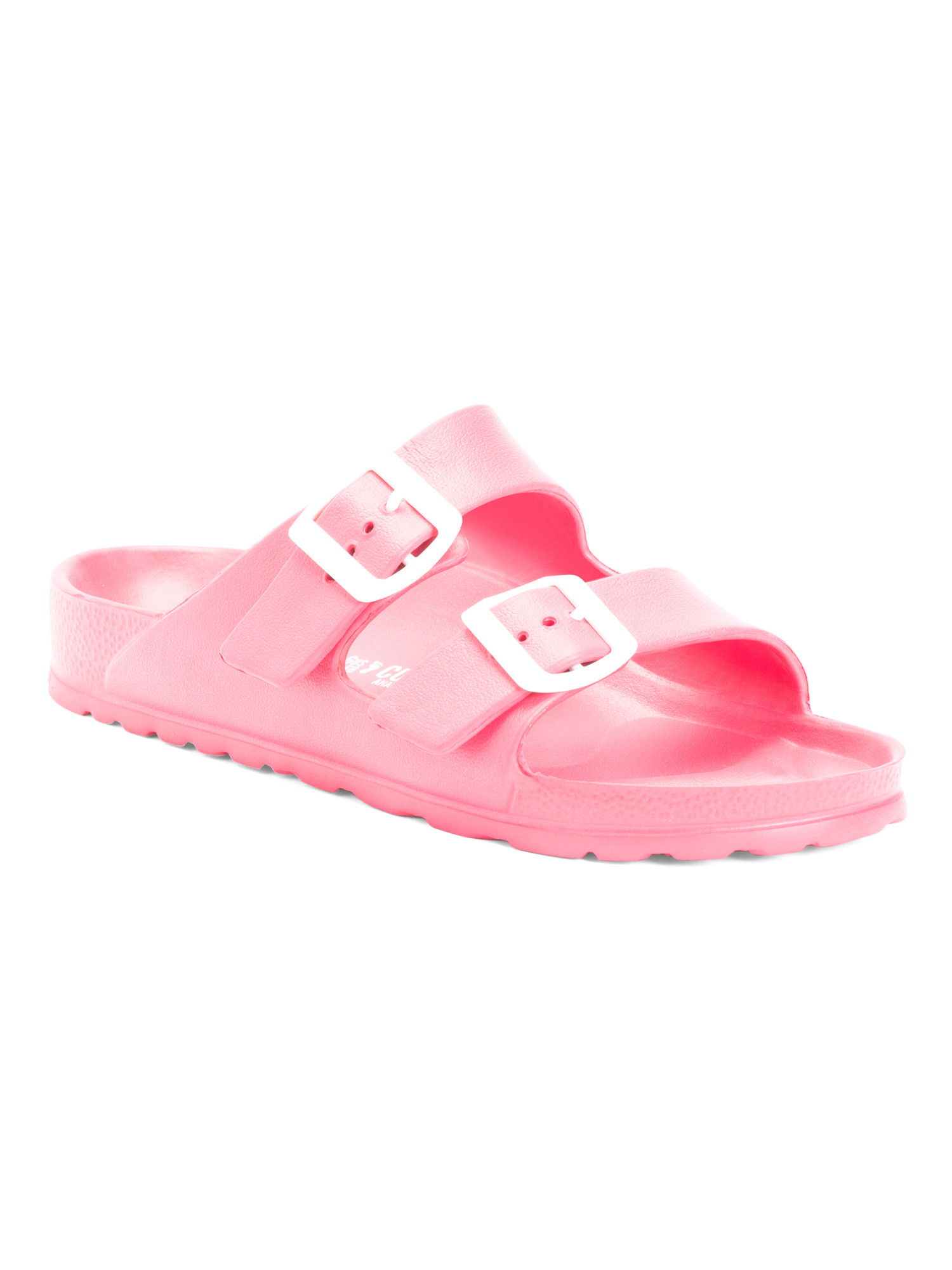 Double Buckle Slide Sandals | TJ Maxx