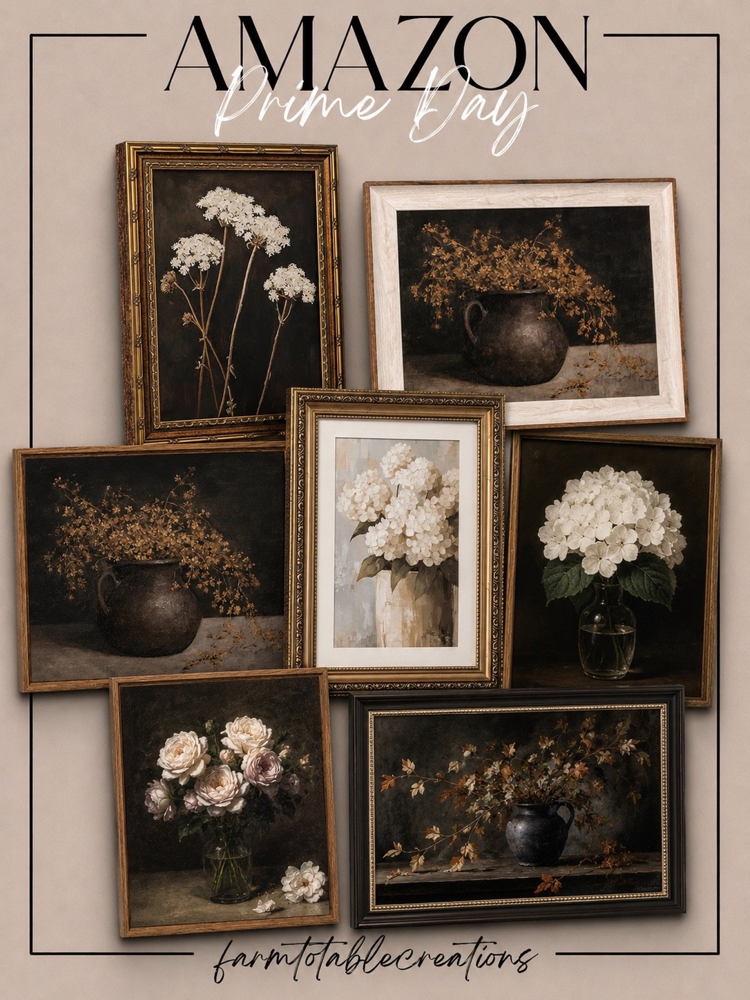 Vintage Art Finds 🤎

Nothing elevates a space faster than beautiful artwork, and these moody vintage-inspired prints are giving designer-home charm for a fraction of the price. From floral botanicals to timeless still-life pieces, these Prime Day finds add warmth, character, and that collected-over-time look we all love.

Follow @farmtotablecreations on Instagram for more cozy home finds and trending decor.

✨ Shop these Amazon Prime Day wall art finds before the deals disappear! Perfect for gallery walls, entryways, bedrooms, living rooms, and cozy cottage-inspired spaces. #LTKHome #AmazonPrimeDay #PrimeDayDeals #AmazonHome #VintageDecor #WallArt #GalleryWall #TraditionalHome #CozyHome #HomeDecorFinds #InteriorInspiration #LTKSaleAlert

#LTKSaleAlert #LTKHome