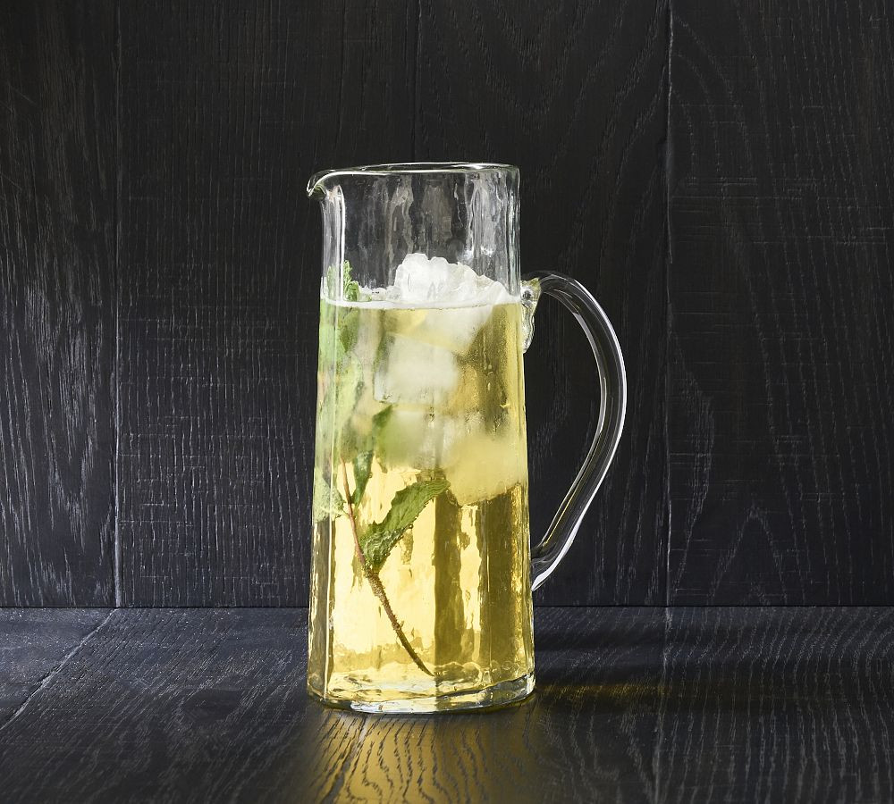 Hammered Café Glass Pitcher | Pottery Barn (US)