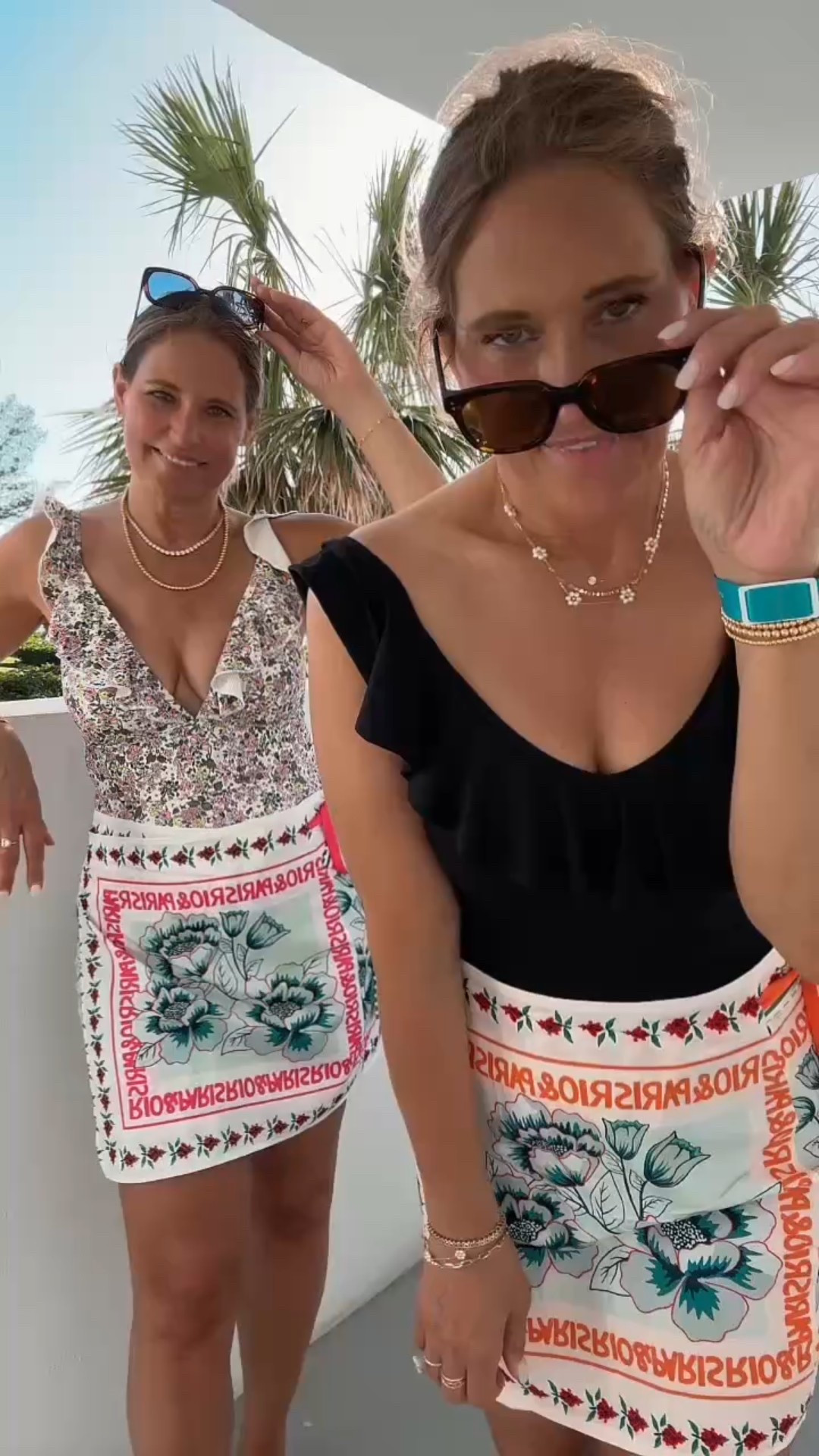 These are the prefect wrap skirt cover up to have in your beach bag! They take up little space and are so cute to quickly cover up.  We are 175 and 5’9 wearing size large. 
For the jewelry use code: TANDTTWINTALK10 for 10% off! 



#LTKStyleTip #LTKFindsUnder50 #LTKSwim