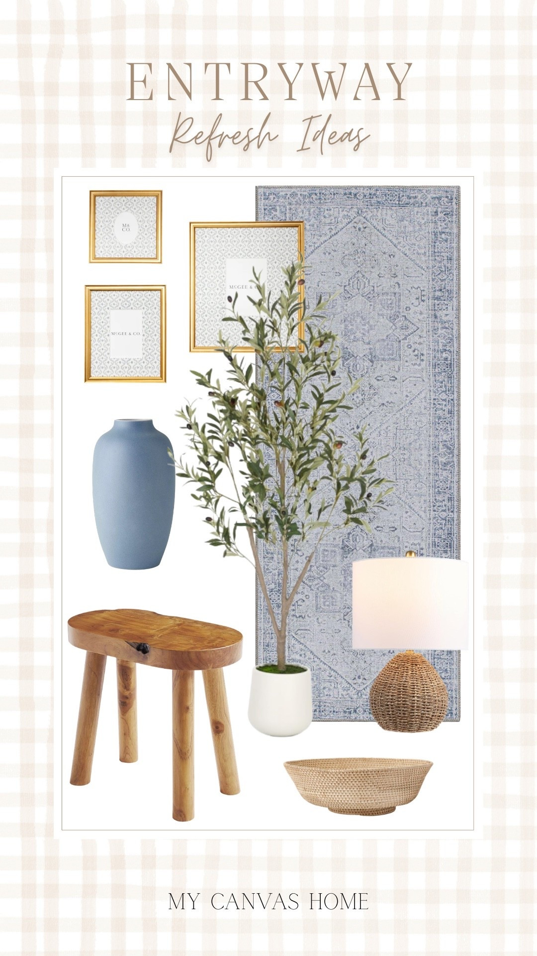 Spruce up your entryway this spring with these cute picks! 🤍🍃 I love that this is a mix of affordable Amazon finds and more unique, special pieces. This runner is a great price and so is this sweet olive tree! 

#LTKSeasonal #LTKHome #LTKSaleAlert