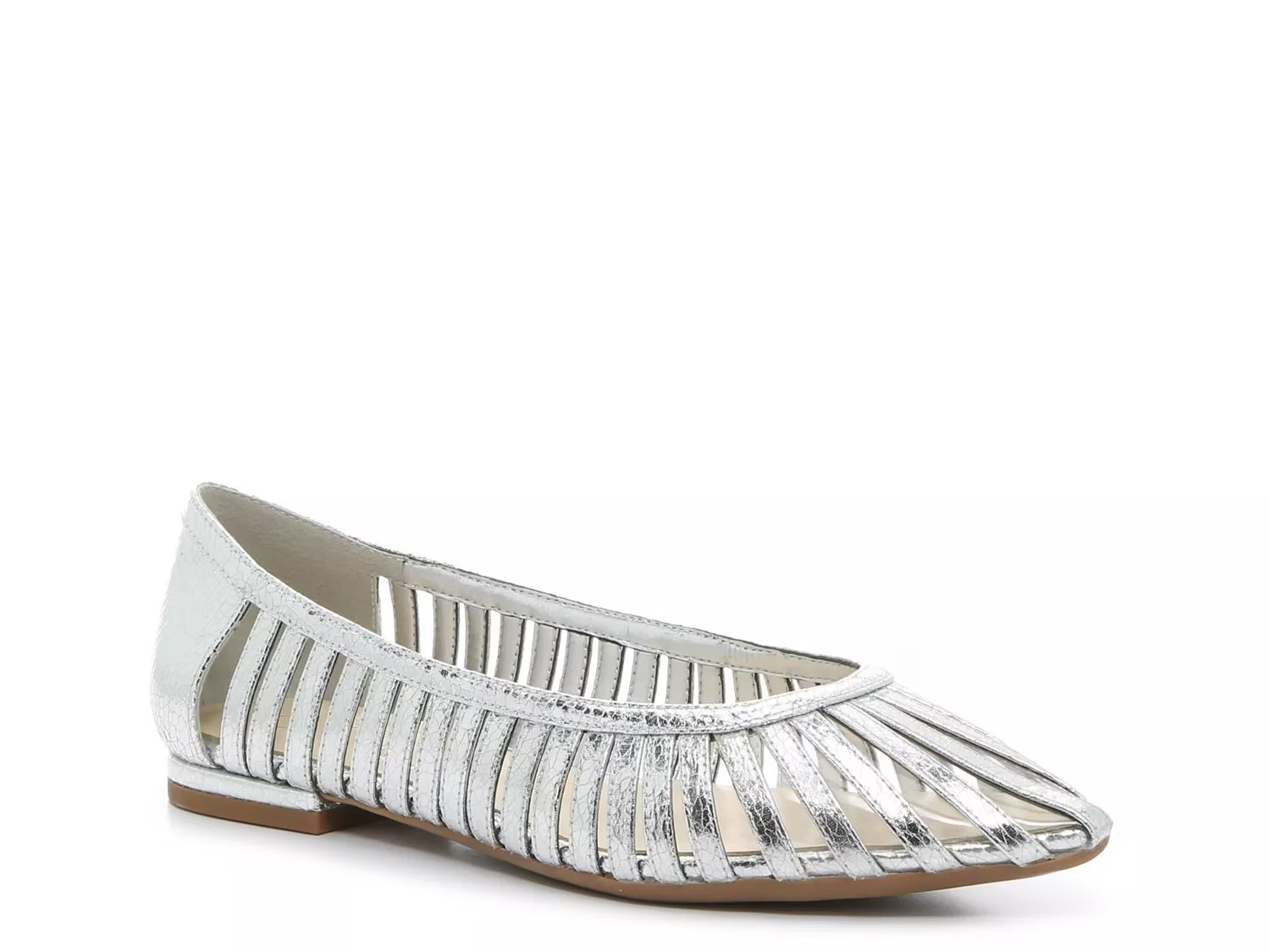 Jessica Simpson Crinah Flat | Women's | Silver | Size 6 | Flats | DSW