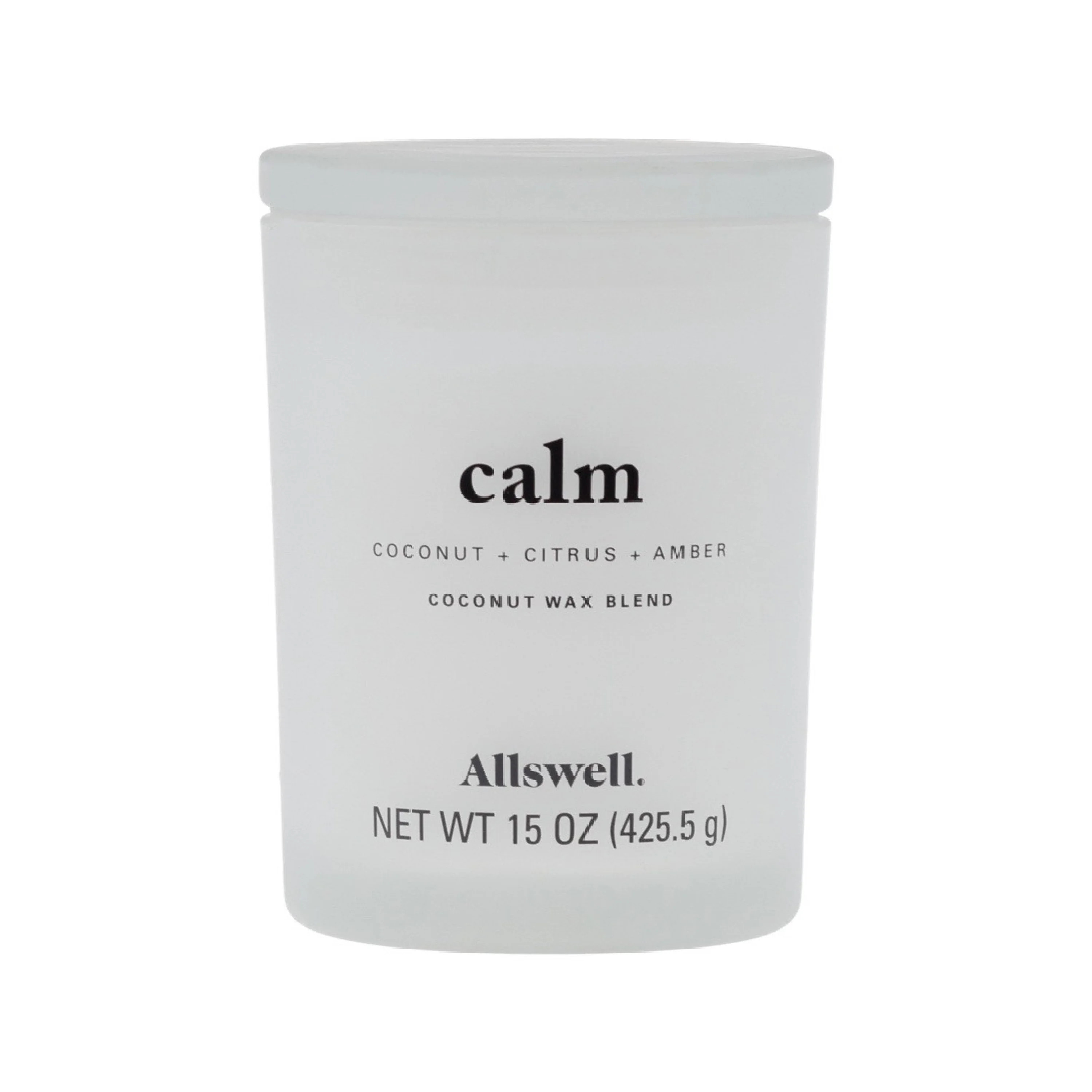 15oz Scented 2-Wick Allswell Spa Candle - Calm (Coconut + Citrus + Amber) | Walmart (US)