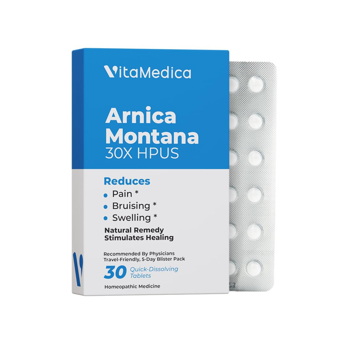 Arnica Montana 30X HPUS, Clinical Grade, Quick Dissolve Tablets, Five-Day Recovery Pack for Pain ... | Amazon (US)