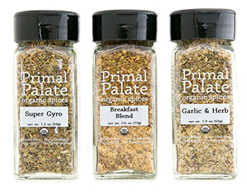 Primal Palate Organic Spices - Everyday AIP Blends 3-Bottle Gift Set | Amazon (US)