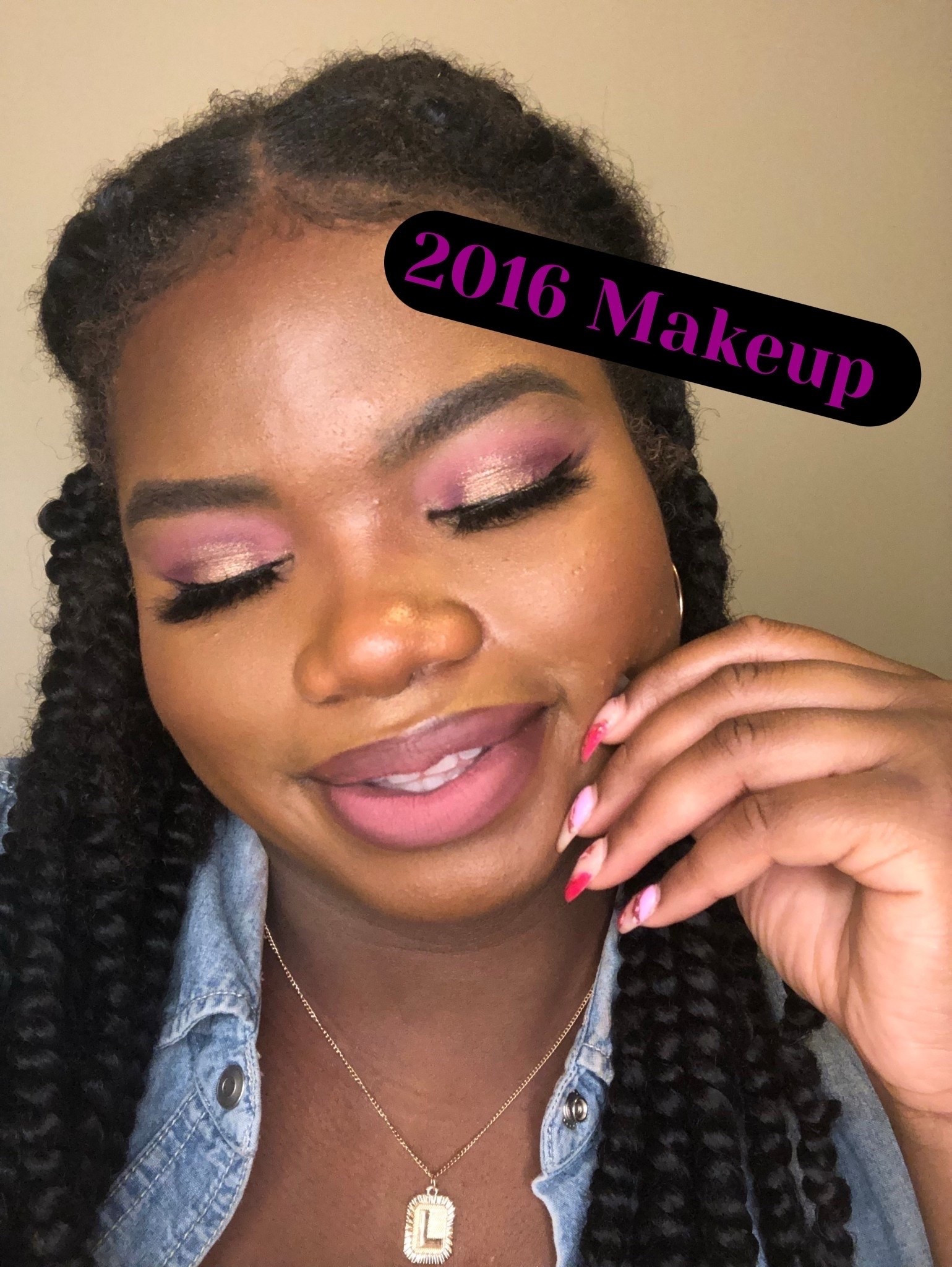 #ThrowbackThursday of my #2016 makeup vibe 💁🏾‍♀️💖

I definitely lean more #cleangirl now, but am planning on experimenting with more color 🌈

#makeup #tbt #fullglam #beauty #leahglows #haloeye 

#LTKstorytime #LTKValentine #LTKBeauty