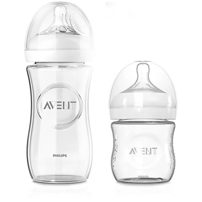 Philips Avent Natural 3-Pack Glass Baby Bottles | buybuy BABY