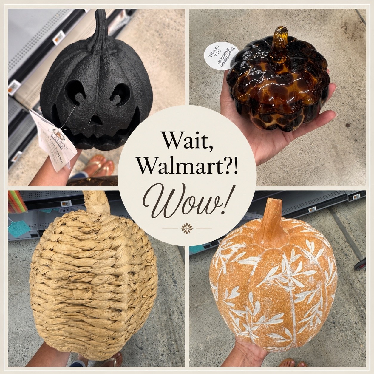 Look at the pumpkin haul from Walmart!

#LTKHome #LTKSeasonal