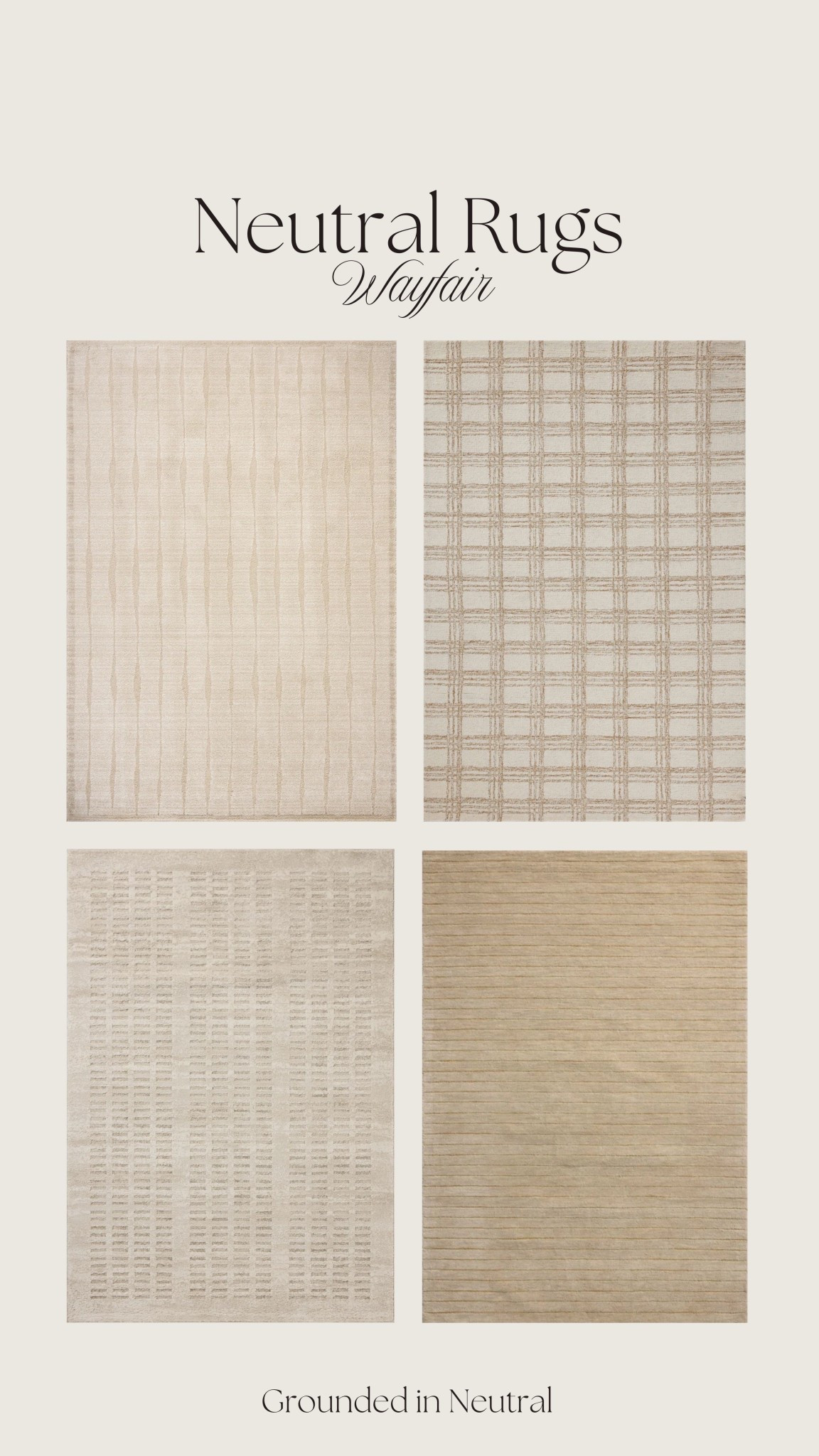 Neutral rugs from Wayfair 🤎

#LTKSaleAlert #LTKHome