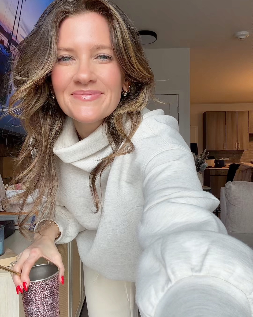 My effortless and chic WFH outfit  This sweatshirt is a need! 

#LTKootd