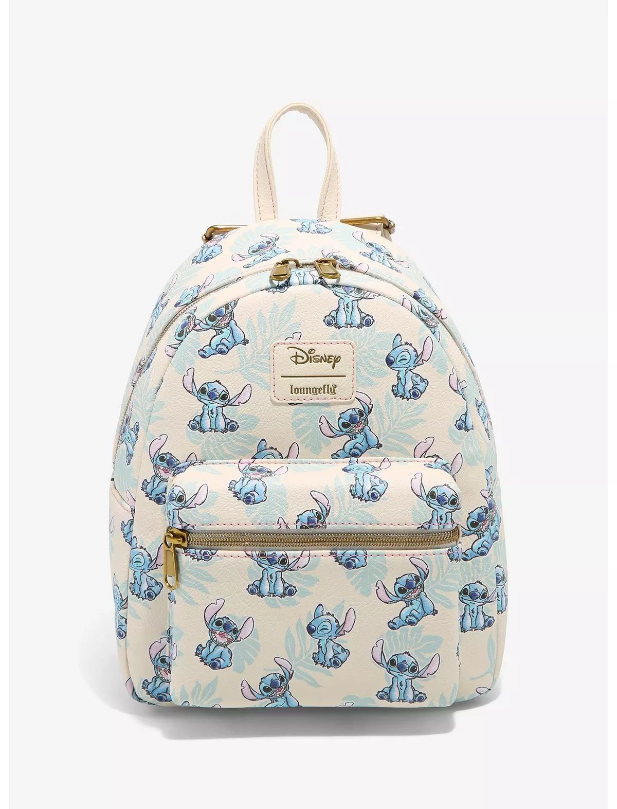 Loungefly Disney Lilo & Stitch Tropical Leaves Mini Backpack | Hot Topic