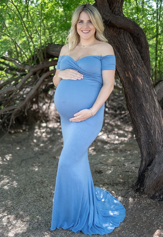 Gorgeous Maternity Gown with Train - Sexy Mama Maternity | Sexy Mama Maternity