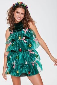 Christmas Tree Holiday Dress | Forever 21 | Forever 21 (US)