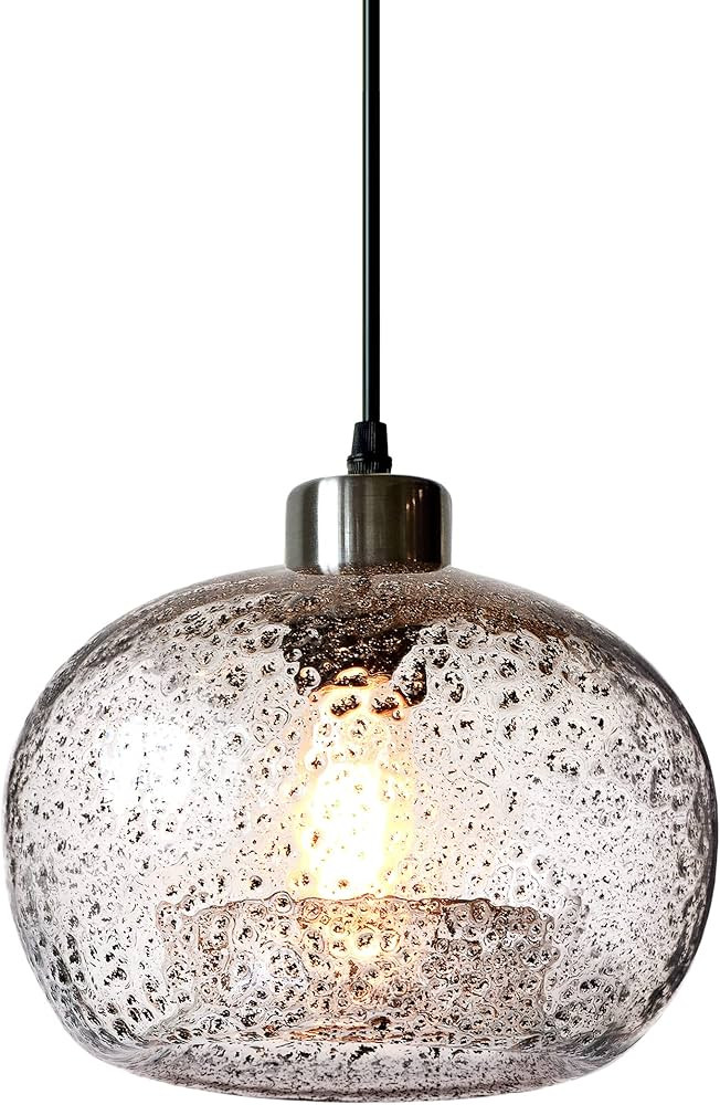CASAMOTION Pendant Lighting Hand Blown Glass Ceiling Hanging Light Fixtures Kitchen Island Dinin... | Amazon (US)