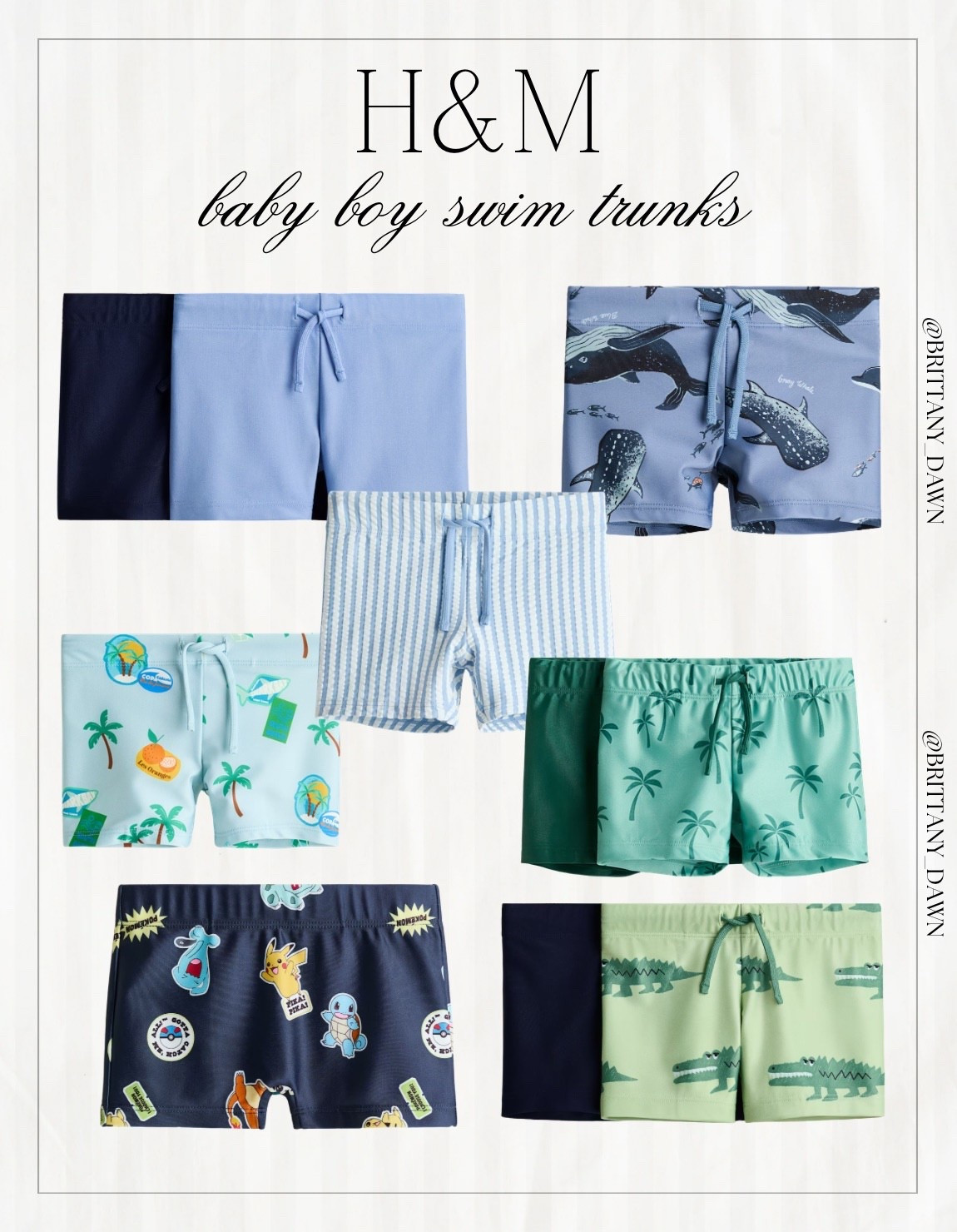 I found the most adorable baby boy swim trunks at H&M! From playful sharks and palm trees to classic stripes and even fun characters, these prints are perfect for a sunny pool day or beach trip. 🌊

I love the variety of colors and patterns in this collection. These trunks are not only stylish but also practical for all those summer water adventures coming up for your little guy! ☀️

#hmkids #babyfashion #boyswimwear #summerstyle #beachday #hmhaul #babyboystyle #summeressentials #swimsuit #ltkkids

#LTKSwim #LTKTravel #LTKKids