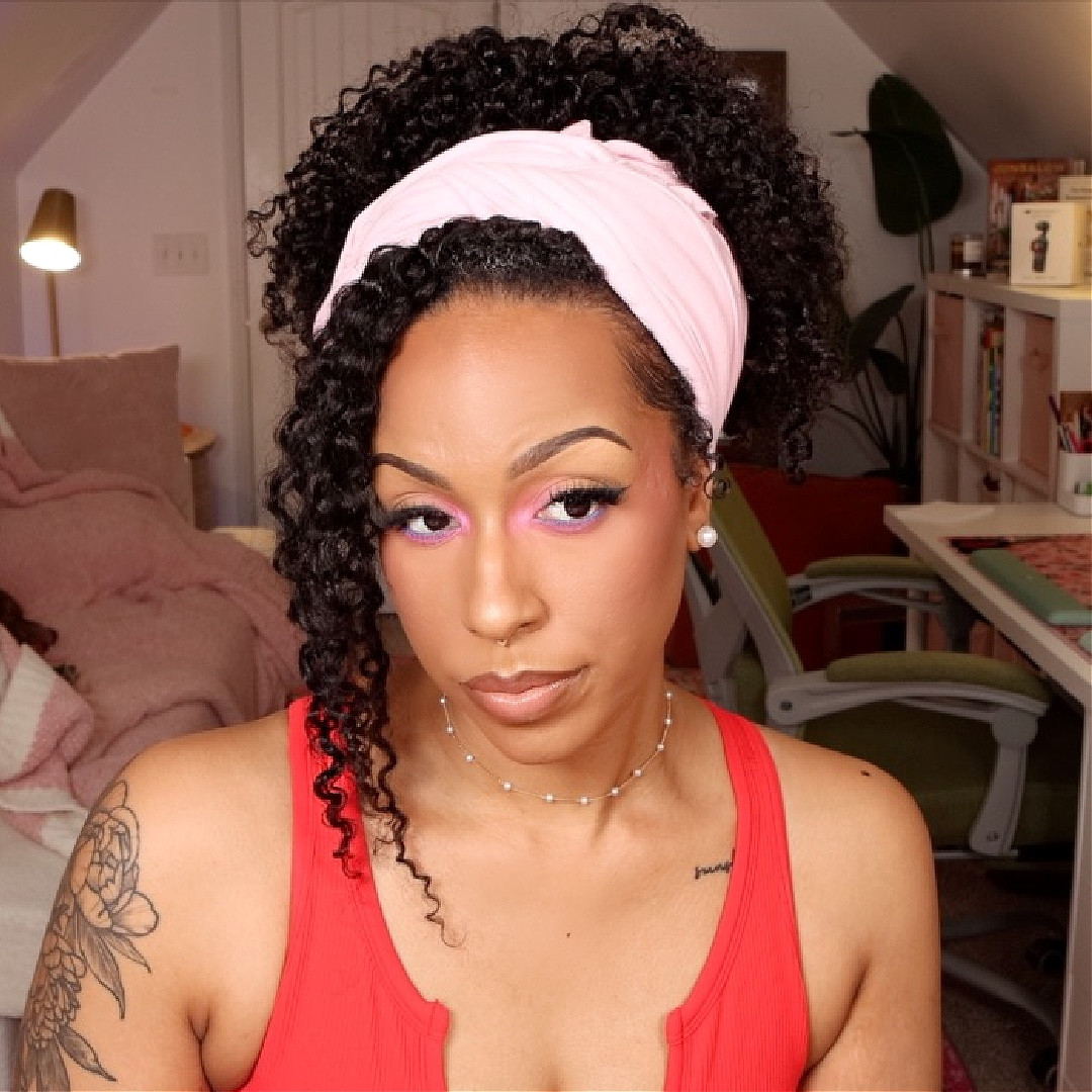 updo with Iseehair kinky curly human hair crochet 16” 5 packs 

Watch the full review on my YouTube channel: TheHeartsandCake90

#LTKValentine #LTKBeauty #LTKTall