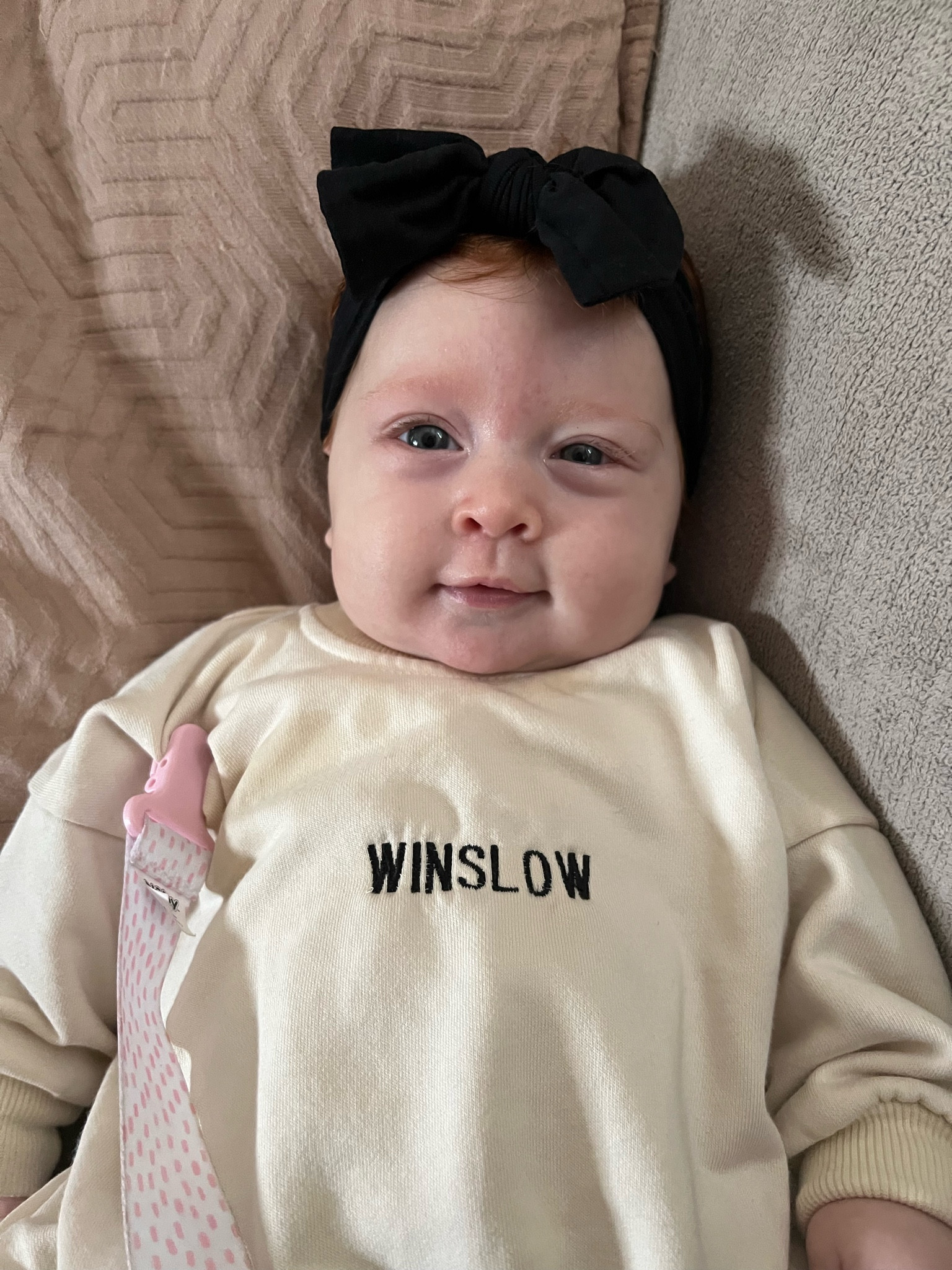 Winslows go to outfit for as long as it fits her! This is such a cute staple for any baby to have! Also these bows are the best quality I’ve seen! Will forever purchase these! 

Pacifier clips are a must! 

#LTKbaby #LTKbump #LTKfamily