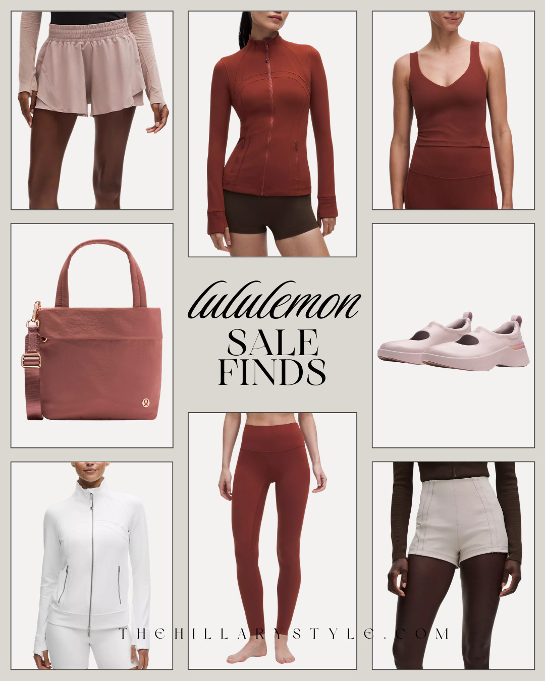 Lululemon Sale Finds You Can't Miss

The ultimate athleisure refresh is here! Snagging the best Lululemon sale finds to elevate your everyday wardrobe. Featuring supportive high-waisted leggings, sleek Define jackets, active skirts, and chic micro tote bags in gorgeous terracotta, mauve, and crisp white neutrals. These pieces deliver the perfect balance of quiet luxury and sporty functionality. Run, don't walk, to upgrade your workout-to-weekend style!

#TheHillaryStyle #lululemon #lululemonsale #lululemonfinds #athleisure #activewear #workoutoutfits #quietluxury #capsulewardrobe #gymootd #sportychic 

 

#LTKSeasonal #LTKActive #LTKSaleAlert