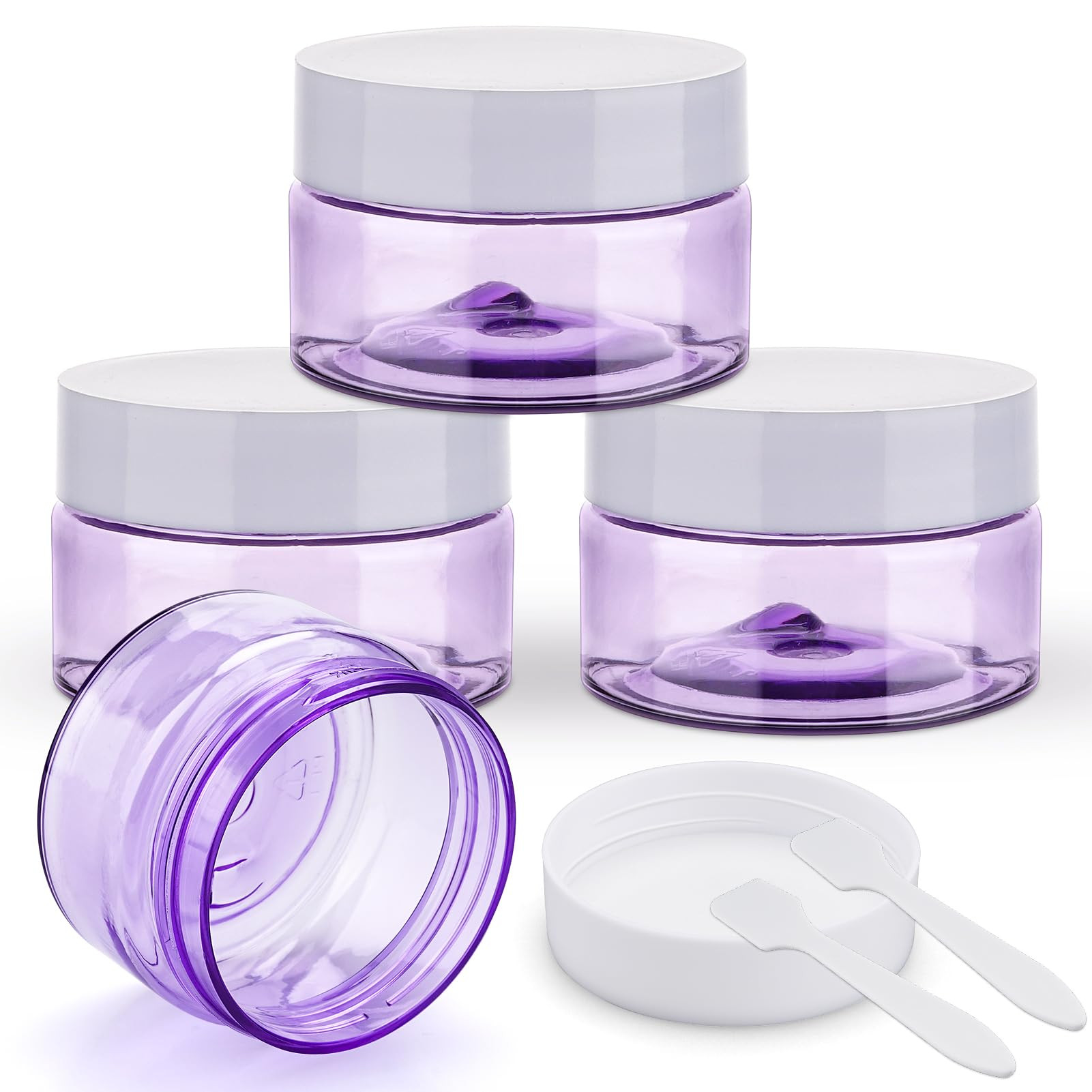 Cosywell Travel Size Containers for Toiletries Leak Proof Plastic Travel Jars for Creams 1 Oz 4 P... | Amazon (US)