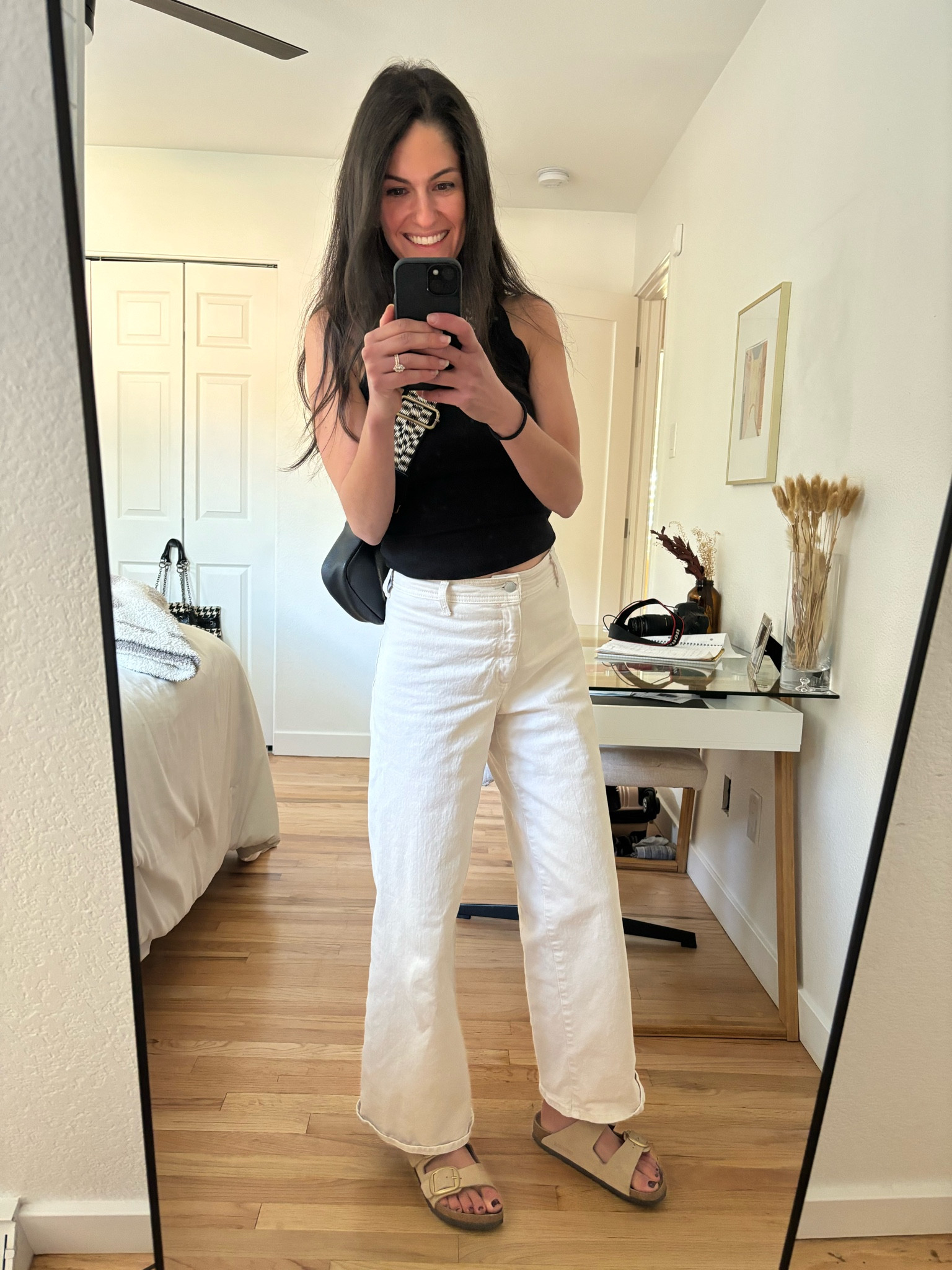 These are my favorite pants (currently 30% off)! Size up (tight waist). Cross-body bag is my go-to!  Linking my favorite other cardigans from Target sale. 

#LTKSaleAlert
