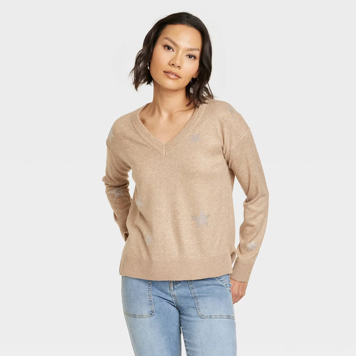 Women's V-Neck Pullover Sweater - Knox Rose™ | Target