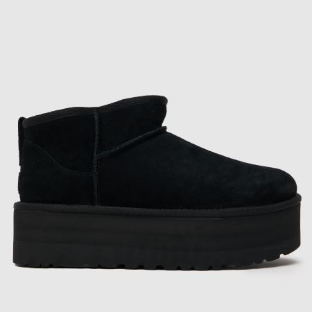 Womens Black UGG Classic Ultra Mini Platform Boots | schuh | Schuh