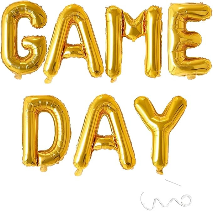 Game Day Banner,American Football Sports Theme Party Banner for Birthday Baby Shower Sports Club ... | Amazon (US)