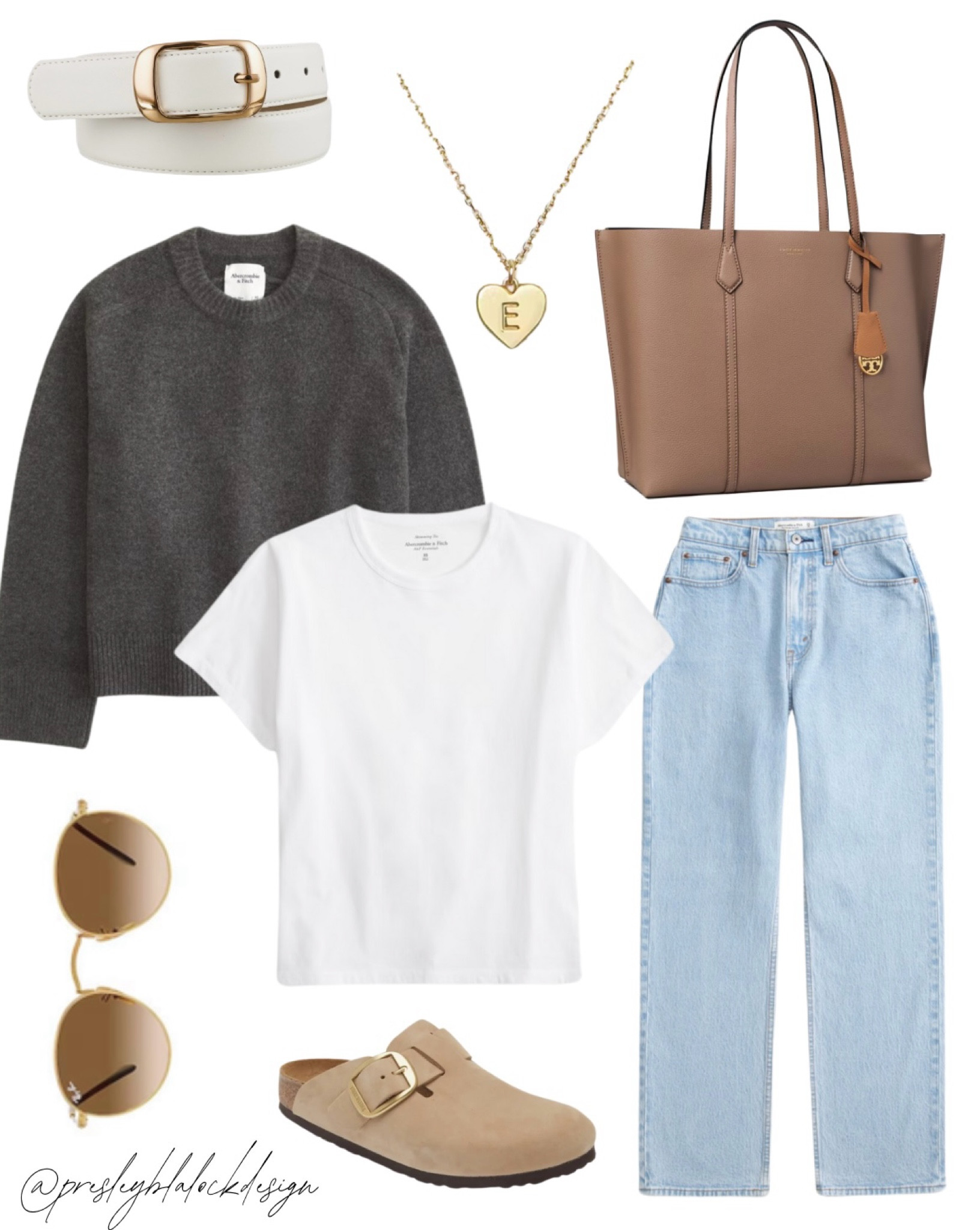 Outfit Inspo / Abercrombie Sale / Designer Handbag / Abercrombie Jeans / Ray Ban / Birkenstock Shoes / Tory Burch / Fall Outfit / Fall Sweater / Fashion Inspo / Leather Belt / Initial Necklace / Kate Spade / White Tee / Boyfriend Tee / Casual Fashionn

#LTKFindsUnder100 #LTKSaleAlert #LTKStyleTip