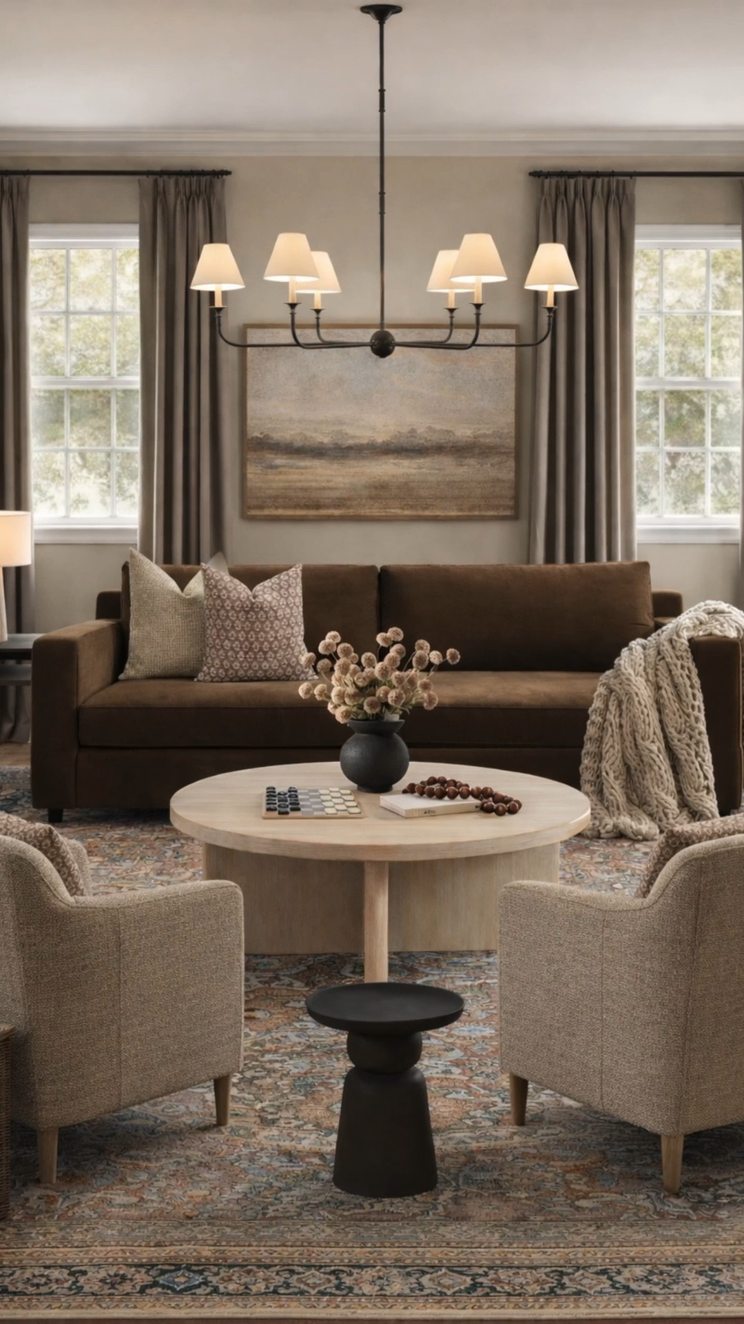 Cozy living room decor ideas, living room design, home decor, living room inspiration, coffee table, sofa, accent chairs, living room rug 

#LTKSaleAlert #LTKHome #LTKFindsUnder100