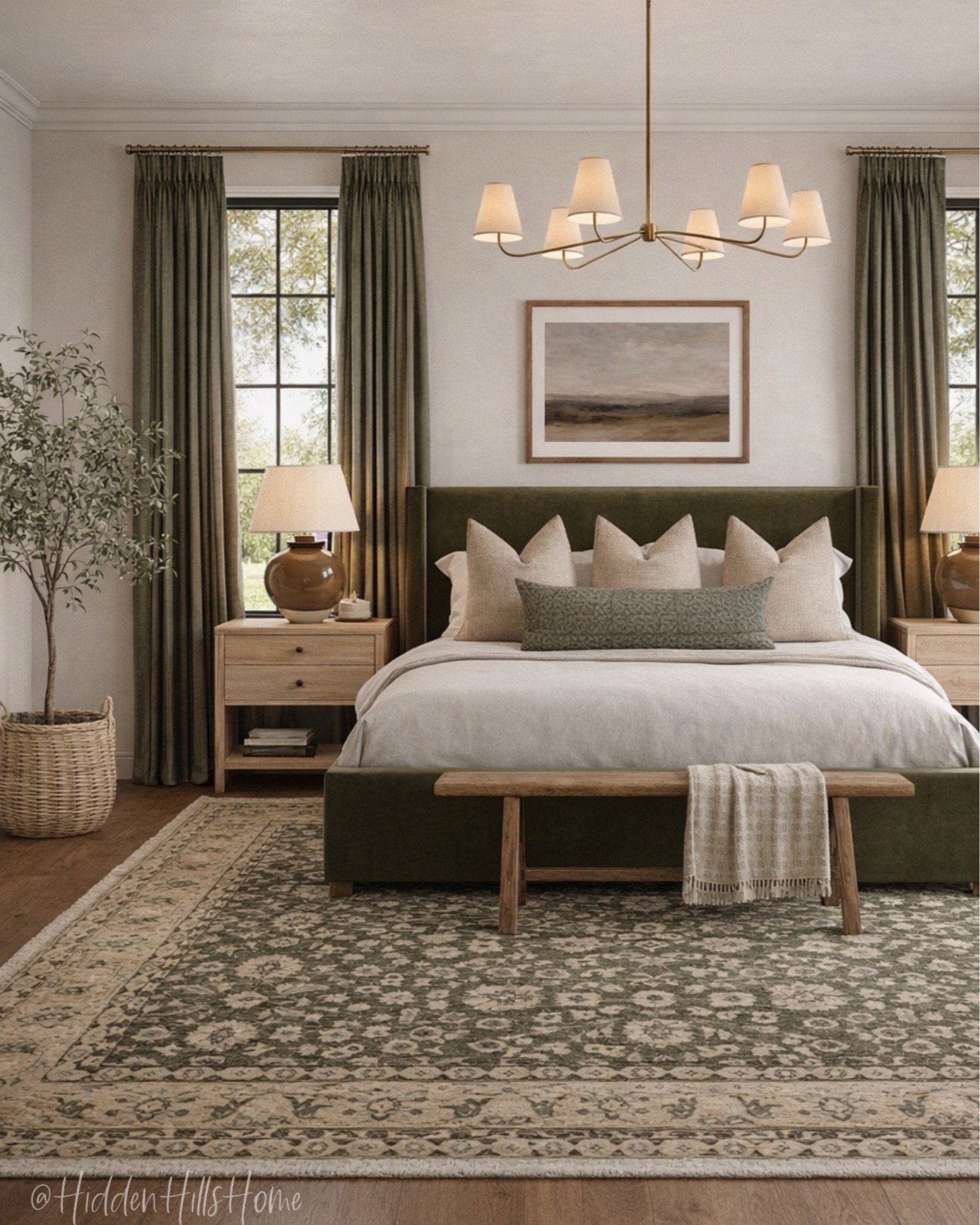 Master bedroom decor mood board, bedroom design, home decor ideas, bedding, nightstands, bedroom rug, home inspiration, curtains, primary bedroom 

Bed: @Quince 
Rug/Table Lamps: @mcgeeandco 
Pillows: @Etsy 
Curtains: @TWOPAGES

#LTKHome #LTKSaleAlert #LTKSeasonal