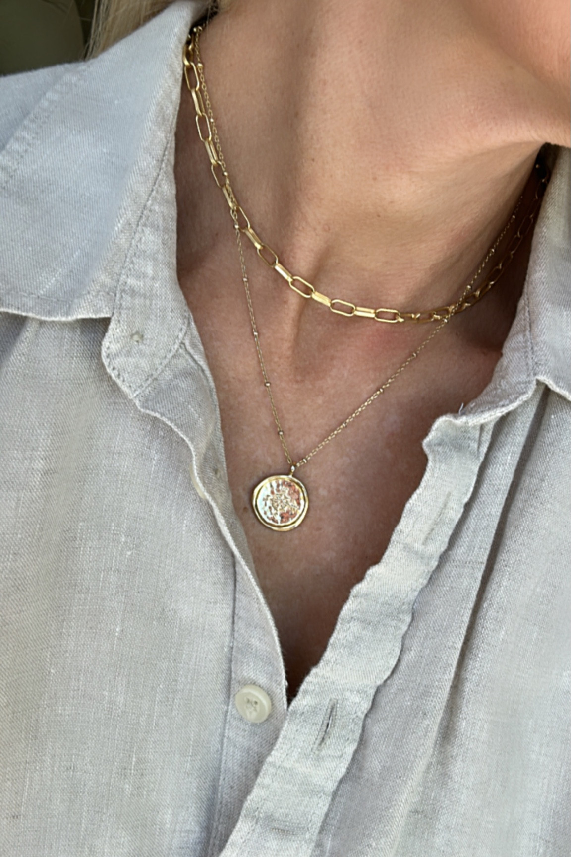 The combo I get asked about often 

Love pairing these two necklaces together 

#LTKstyletip #LTKfindsunder100 #LTKover40