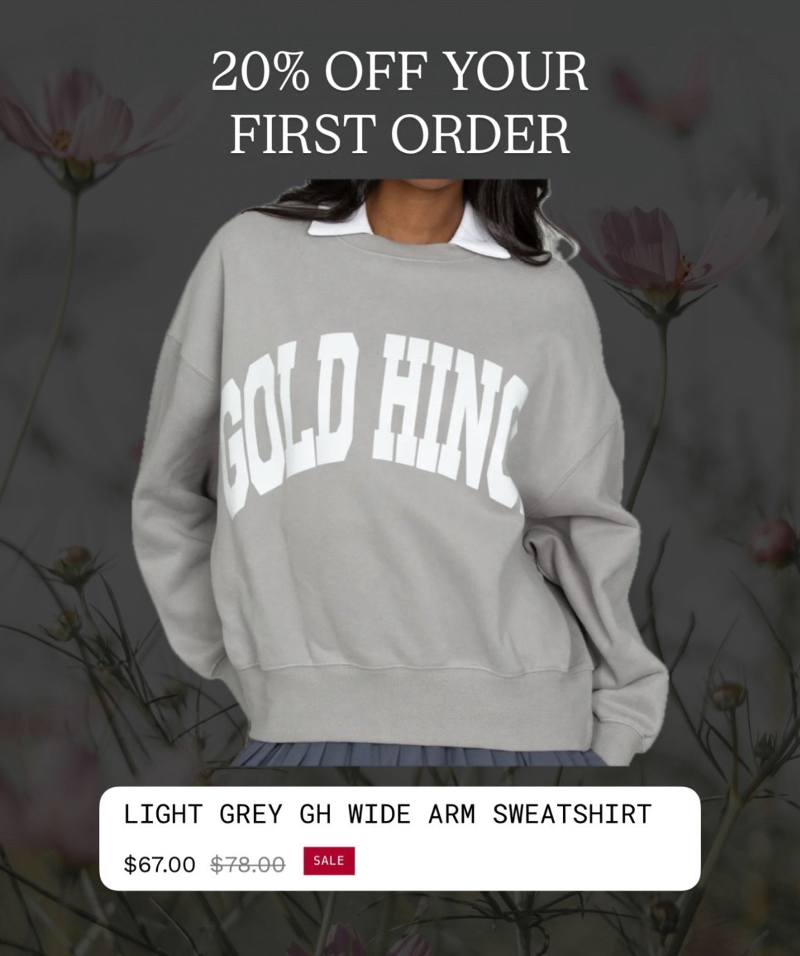 Love the grey and white! 🩶

Use code: FIRST20