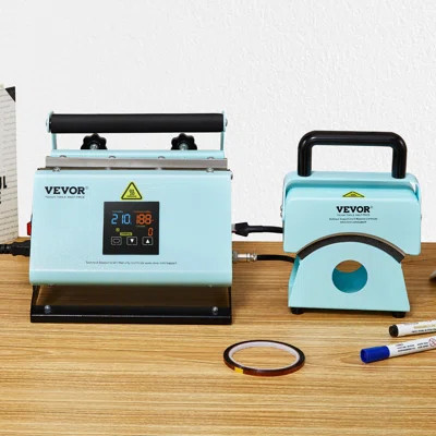 2 in 1 Tumbler and Hat Heat Press Machine Heat Machine for Caps Hats Mugs | Wayfair North America