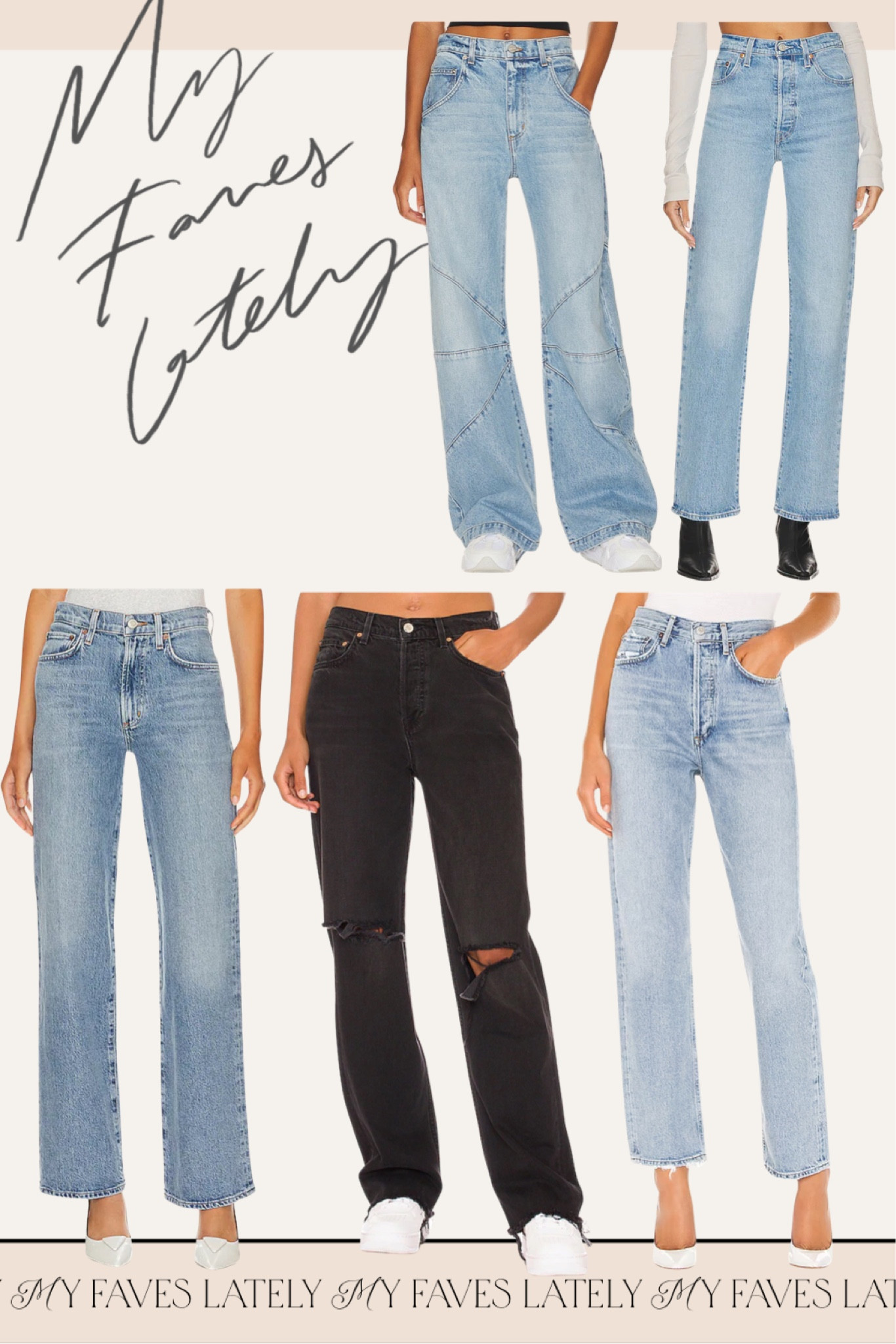 Fall jeans from revolve👖🍂