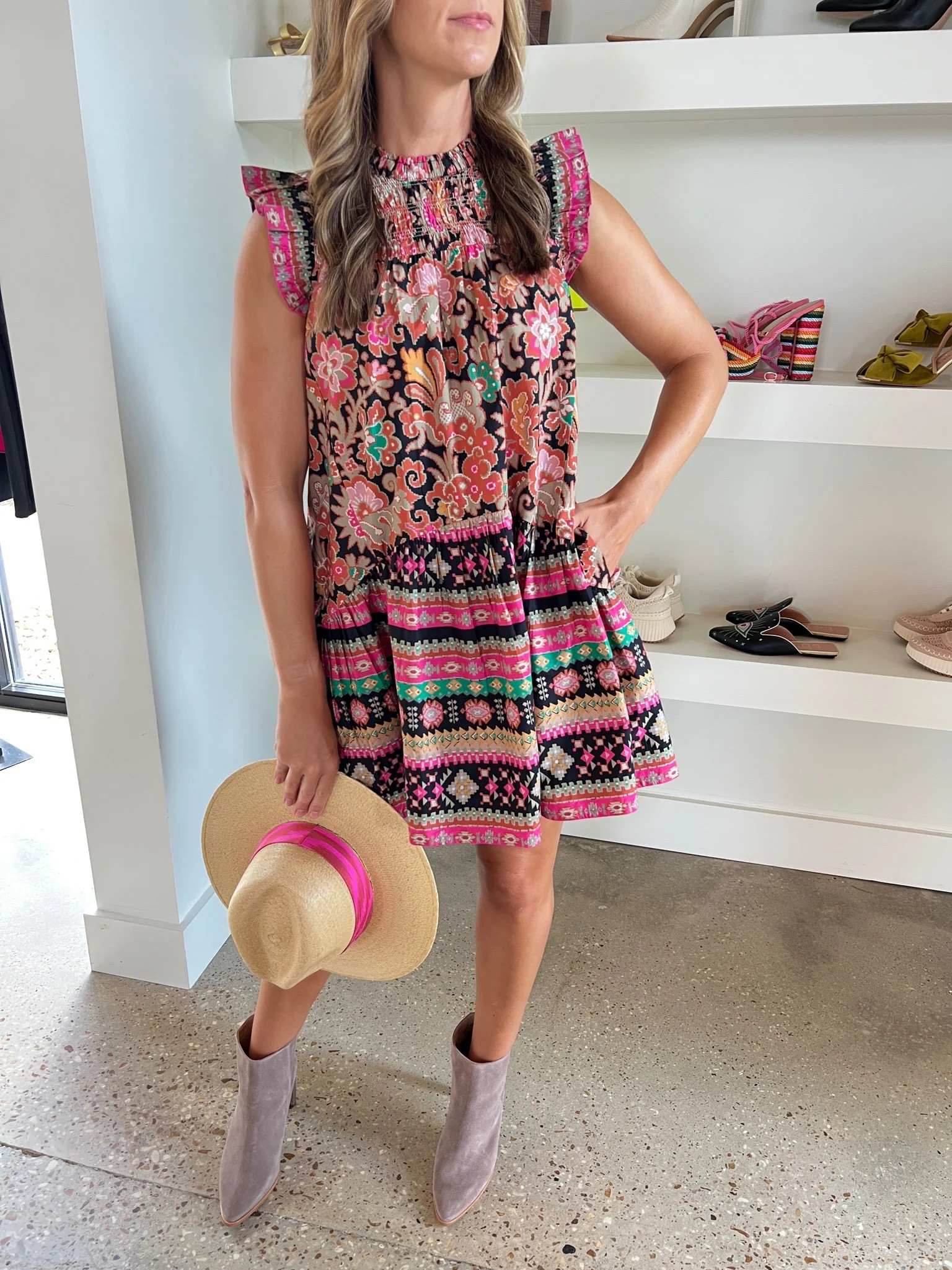 Casablanca Black Viola Dress | Amor lafayette